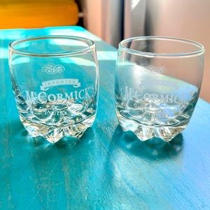 McCormick’s genuine Irish whiskey glasses set of 2